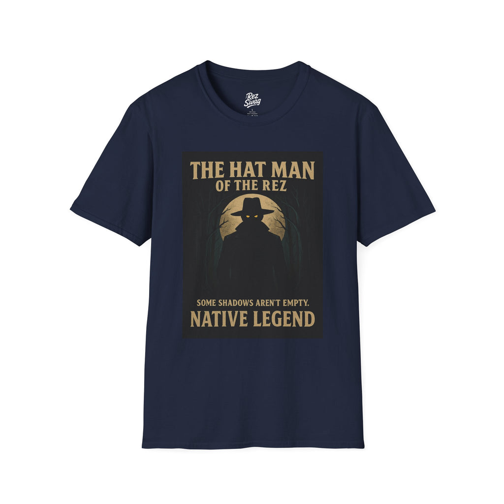 The Hat Man of the Rez – Native Legend T-Shirt for Men | Rez Swag