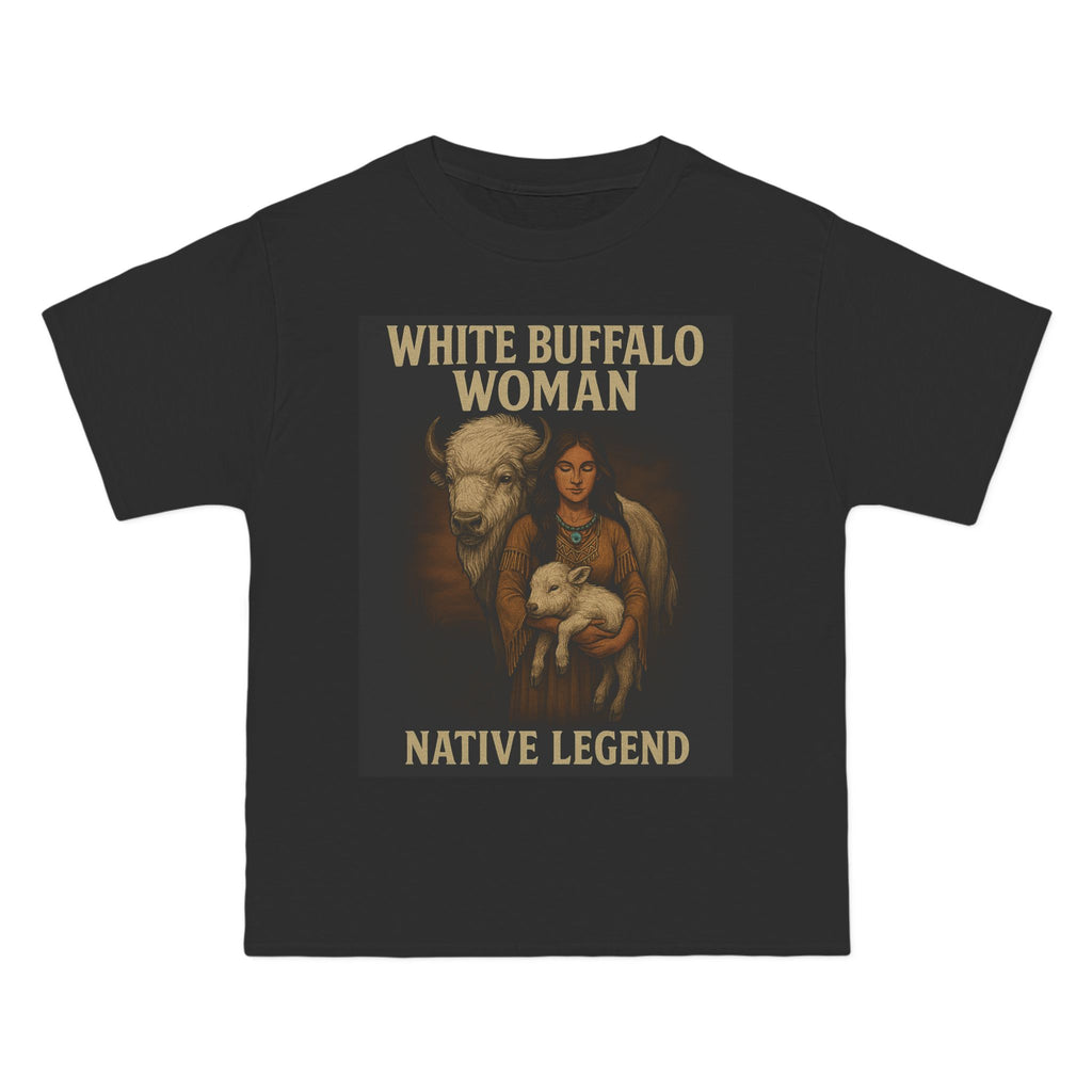 White Buffalo Woman – A Native Legend (Men’s T-Shirt)