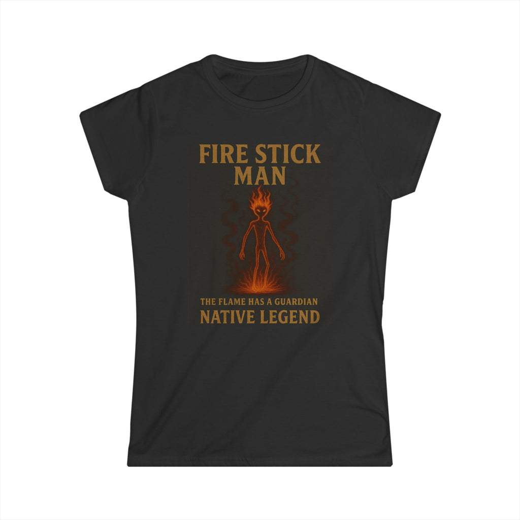 Fire Stick Man – Native Legend (Women’s T-Shirt)