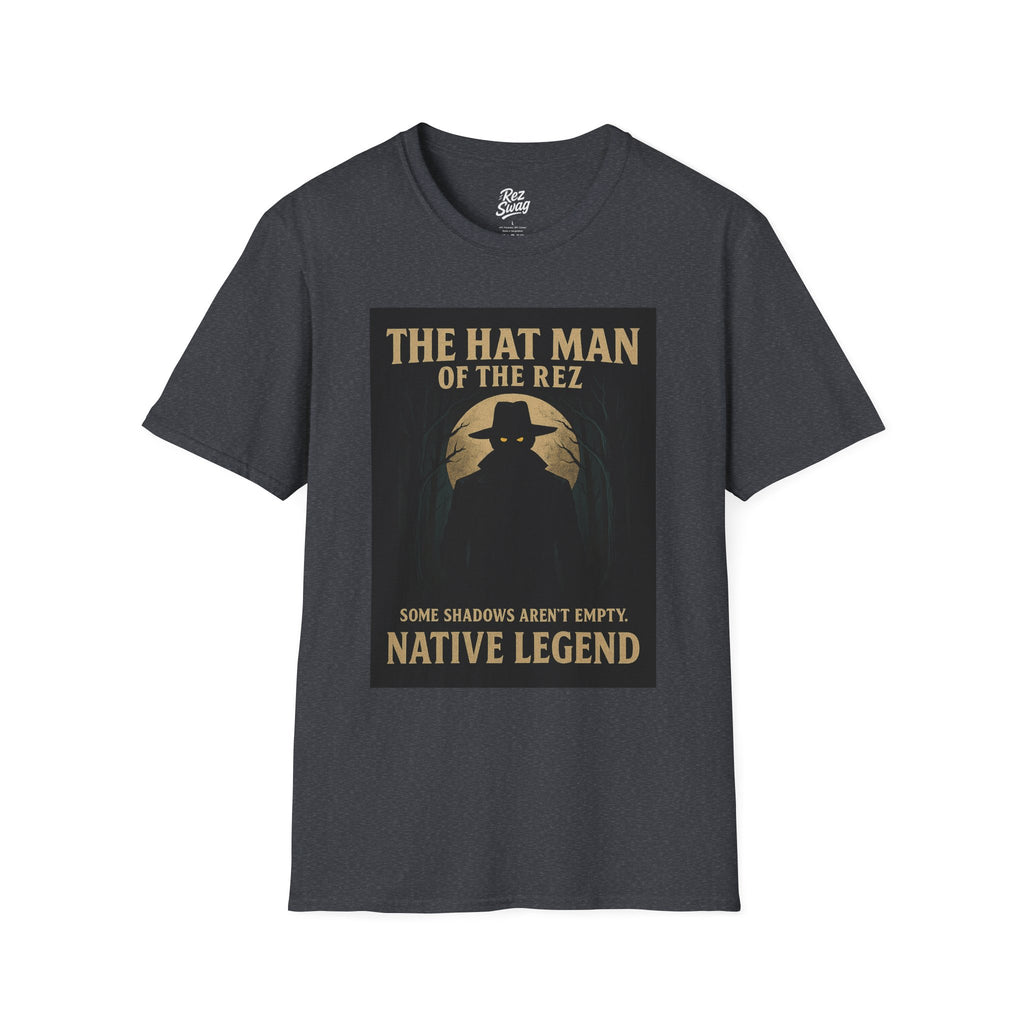 The Hat Man of the Rez – Native Legend T-Shirt for Men | Rez Swag