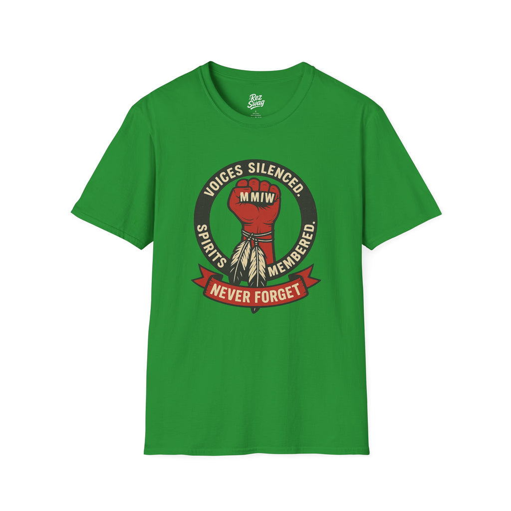Fist of Remembrance and Justice T-Shirt – MMIW Tribute for Men | Sacred Collection