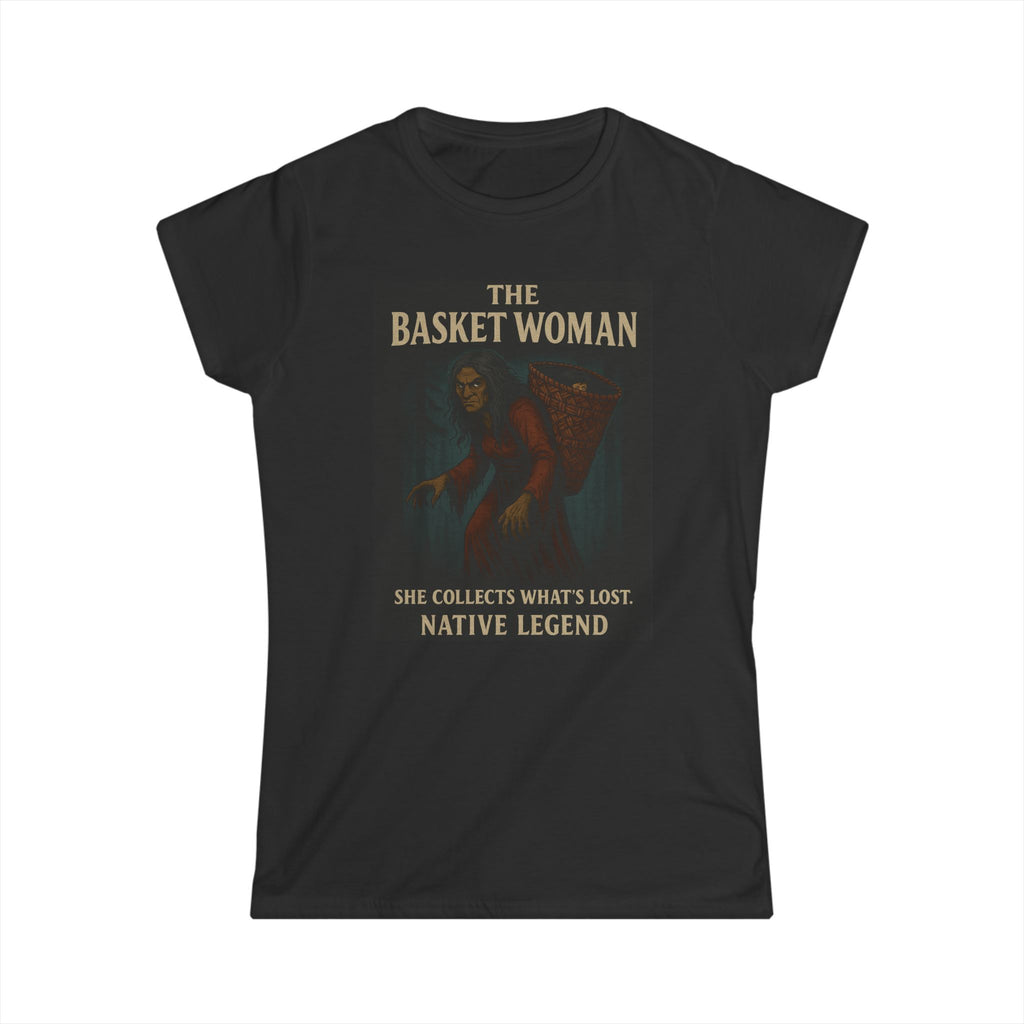 The Basket Woman – Native Legend (Women’s T-Shirt)