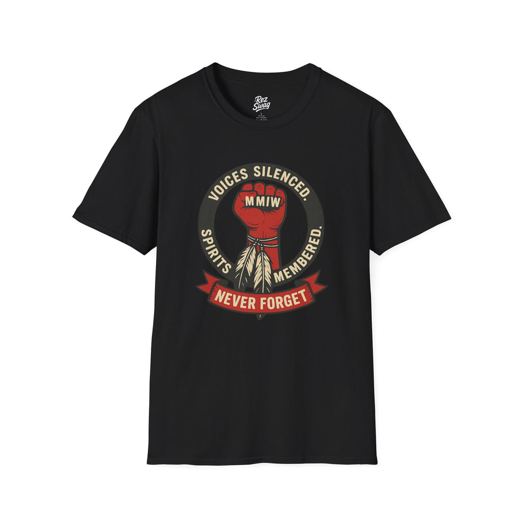 Fist of Remembrance and Justice T-Shirt – MMIW Tribute for Men | Sacred Collection