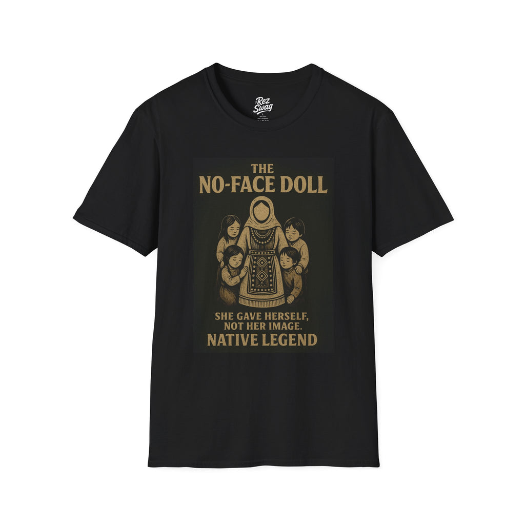 The No-Face Doll – A Native Legend (Men’s T-Shirt)