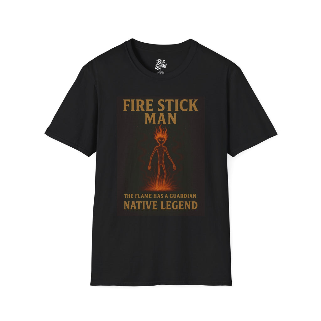Fire Stick Man – A Native Legend (Men’s T-Shirt)