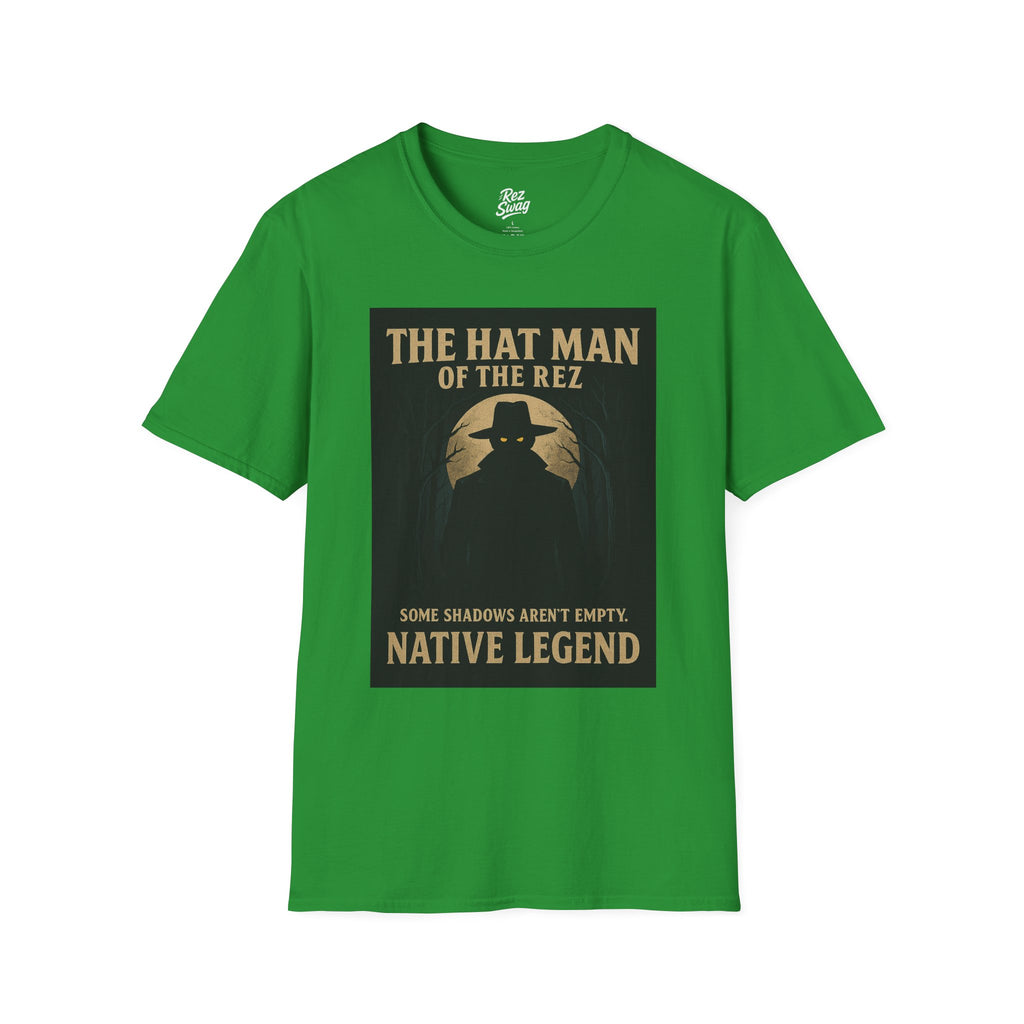 The Hat Man of the Rez – Native Legend T-Shirt for Men | Rez Swag