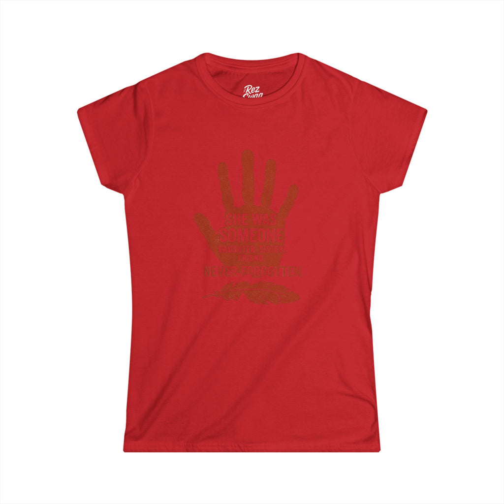 Never Forgotten Tribute T-Shirt – MMIW Awareness Statement for Men | Sacred Collection