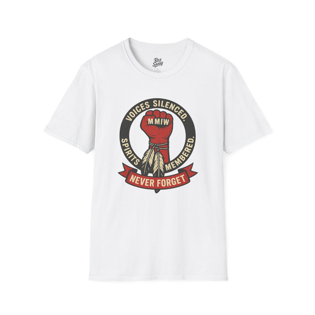 Fist of Remembrance and Justice T-Shirt – MMIW Tribute for Men | Sacred Collection