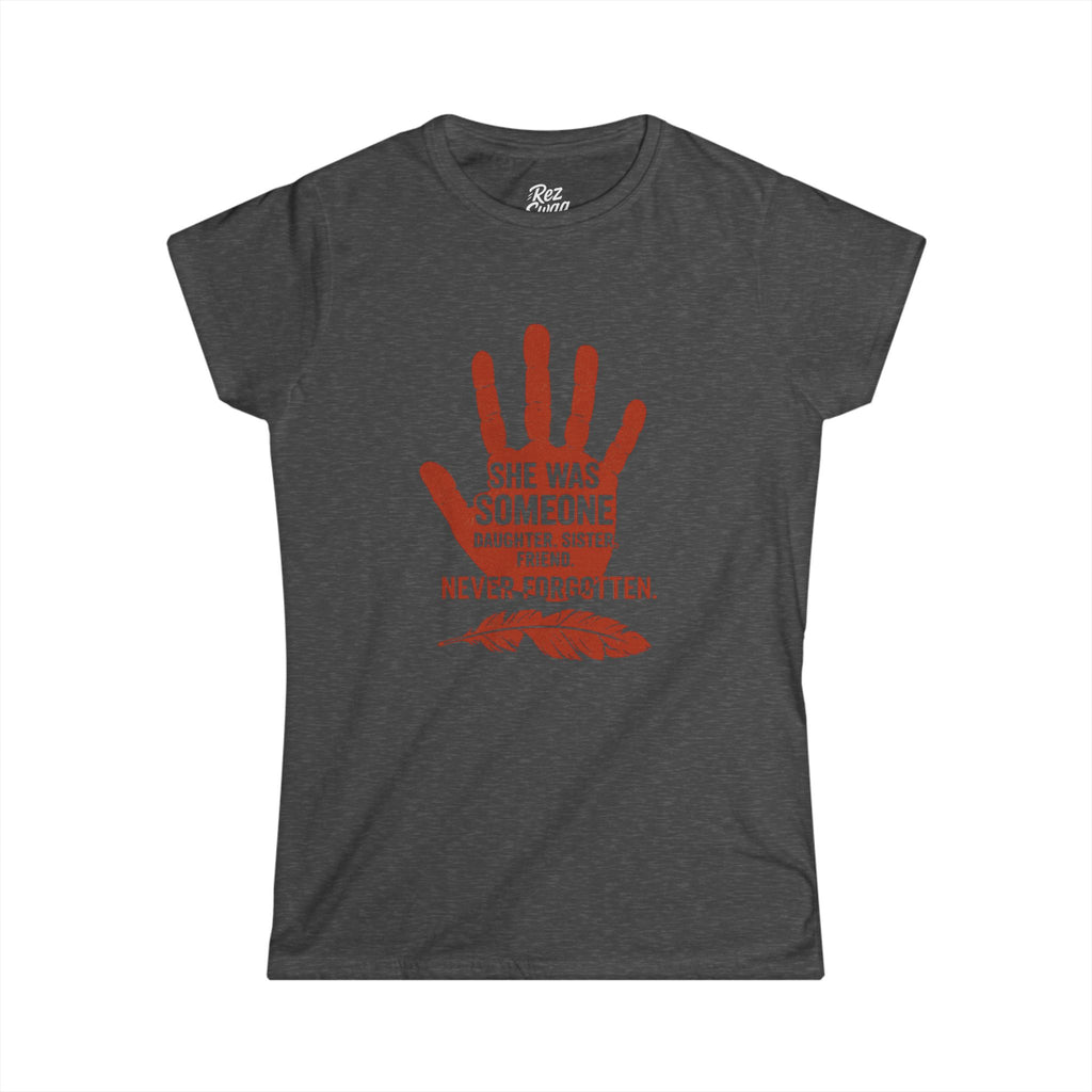 Never Forgotten Tribute T-Shirt – MMIW Awareness Statement for Men | Sacred Collection