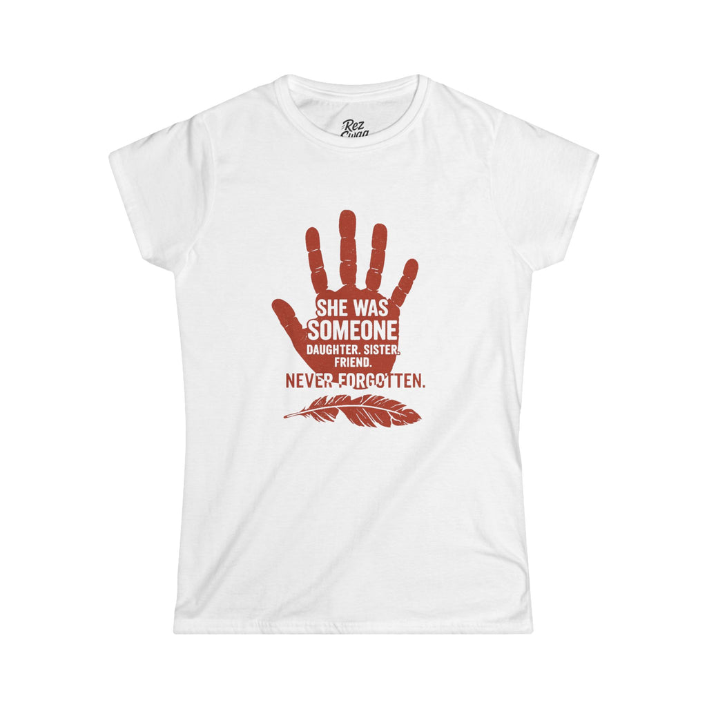 Never Forgotten Tribute T-Shirt – MMIW Awareness Statement for Men | Sacred Collection