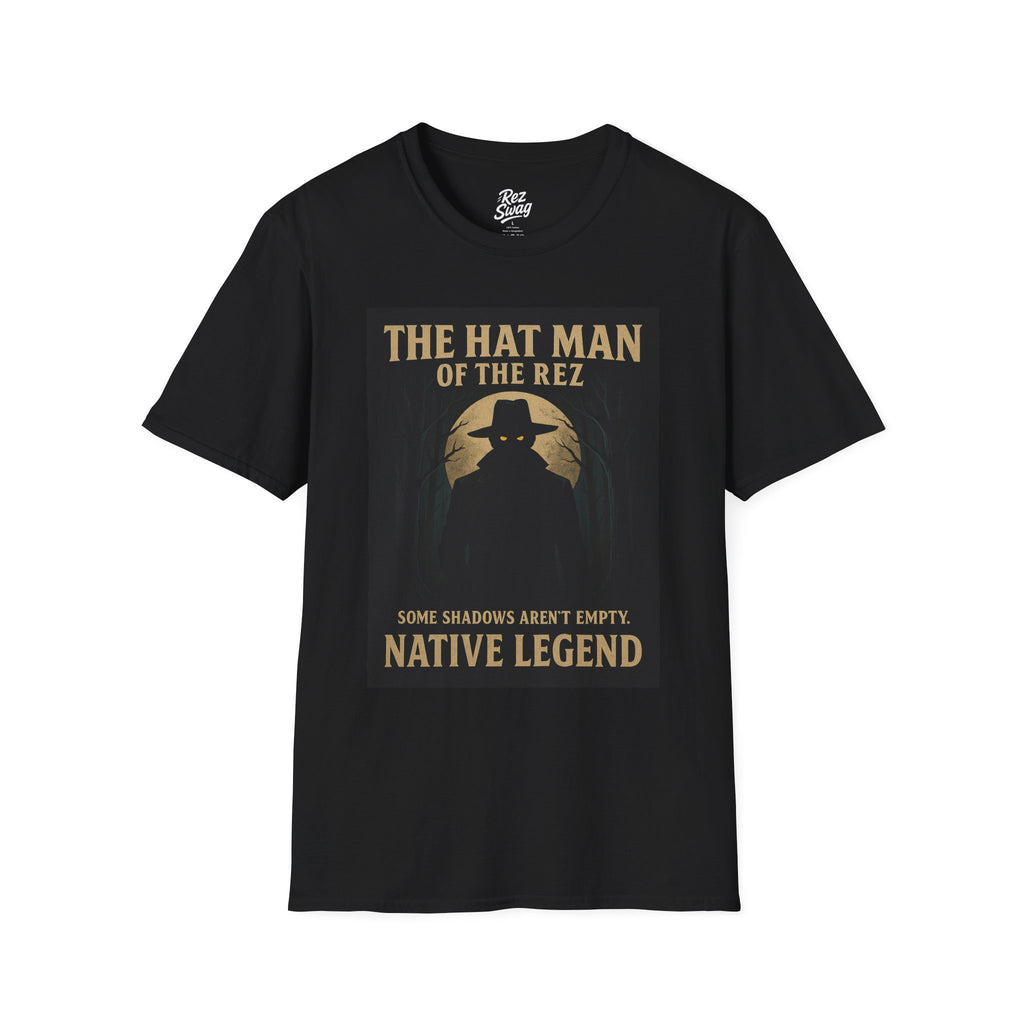 The Hat Man of the Rez – A Native Legend (Men’s T-Shirt)