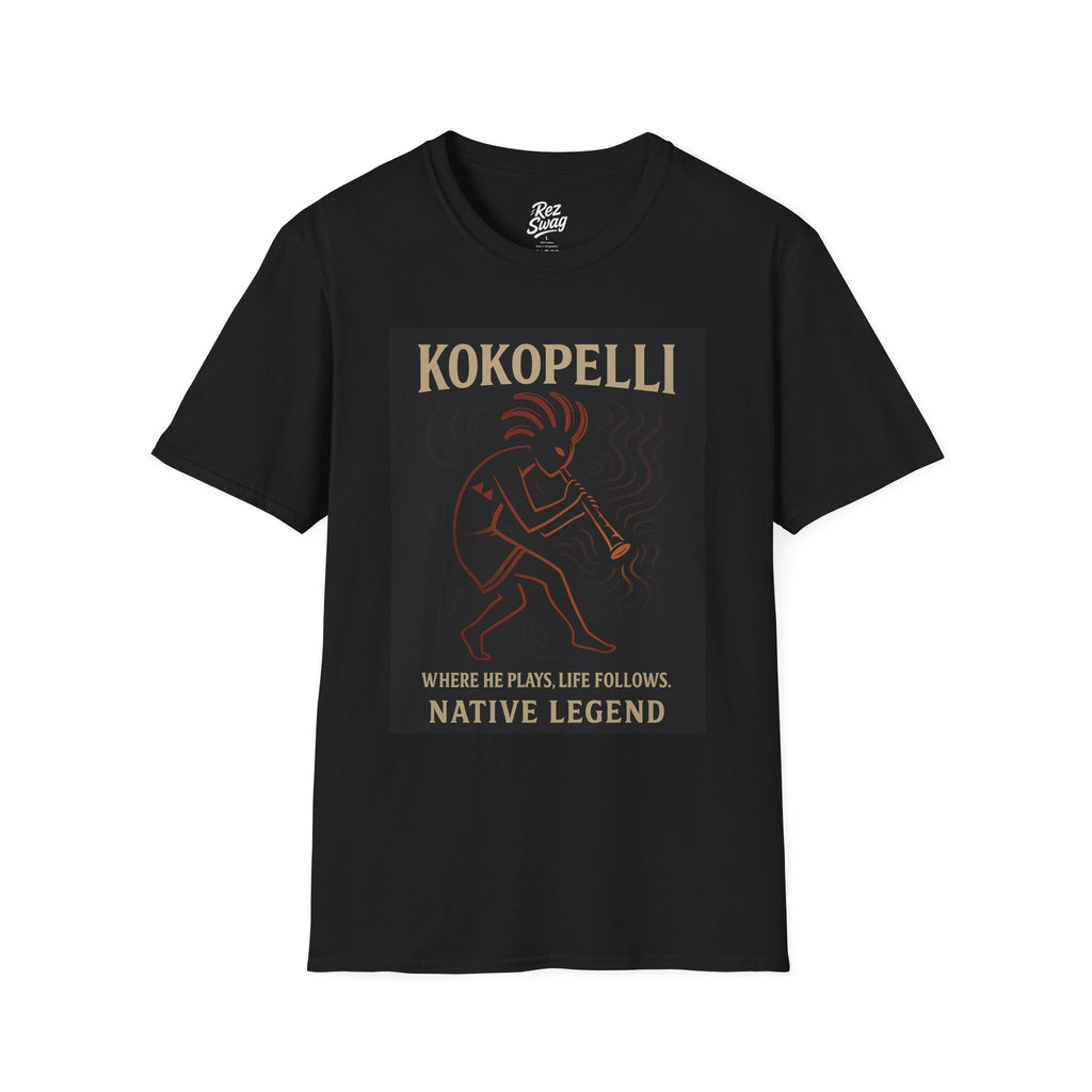 Kokopelli – A Native Legend (Men’s T-Shirt)