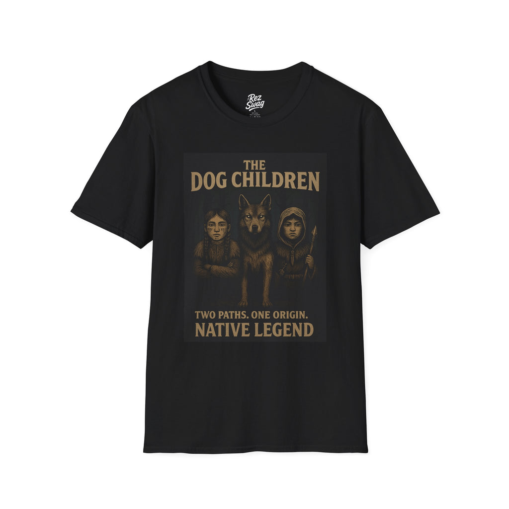The Dog Children – A Native Legend (Men’s T-Shirt)