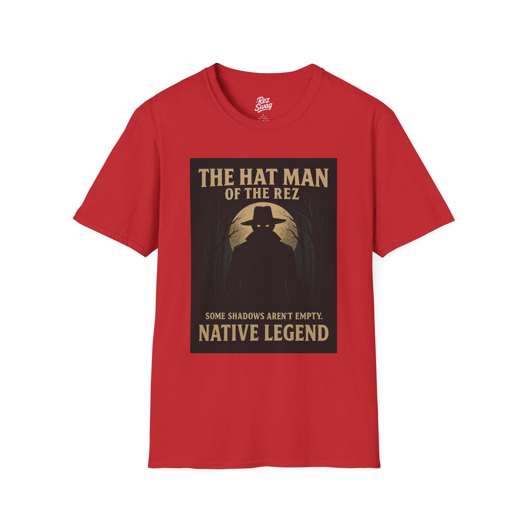 The Hat Man of the Rez – Native Legend T-Shirt for Men | Rez Swag