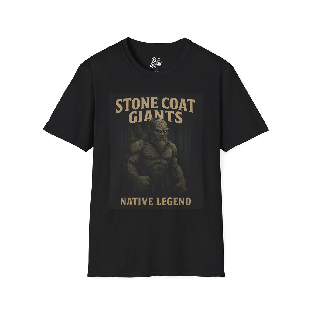 Stone Coat Giants – A Native Legend (Men’s T-Shirt)