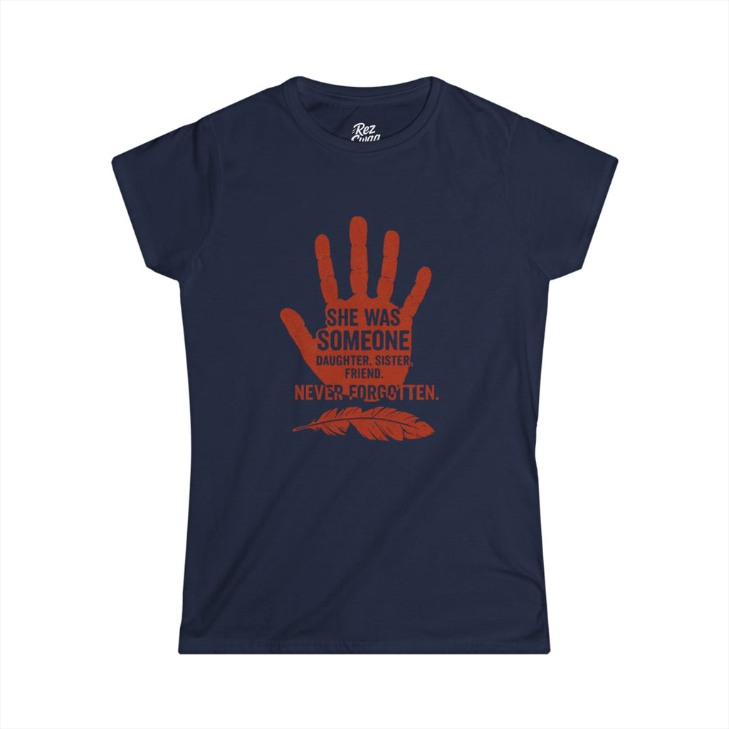 Never Forgotten Tribute T-Shirt – MMIW Awareness Statement for Men | Sacred Collection