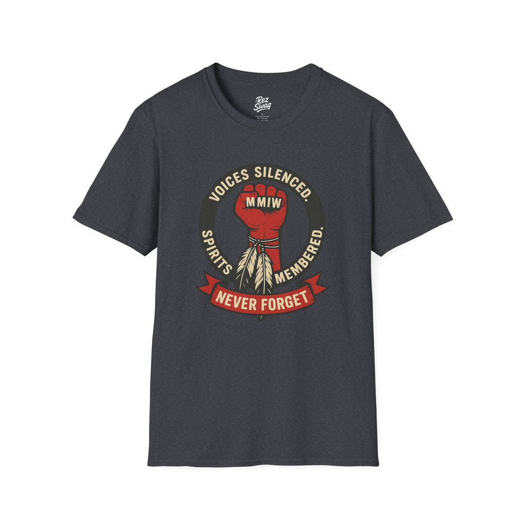 Fist of Remembrance and Justice T-Shirt – MMIW Tribute for Men | Sacred Collection