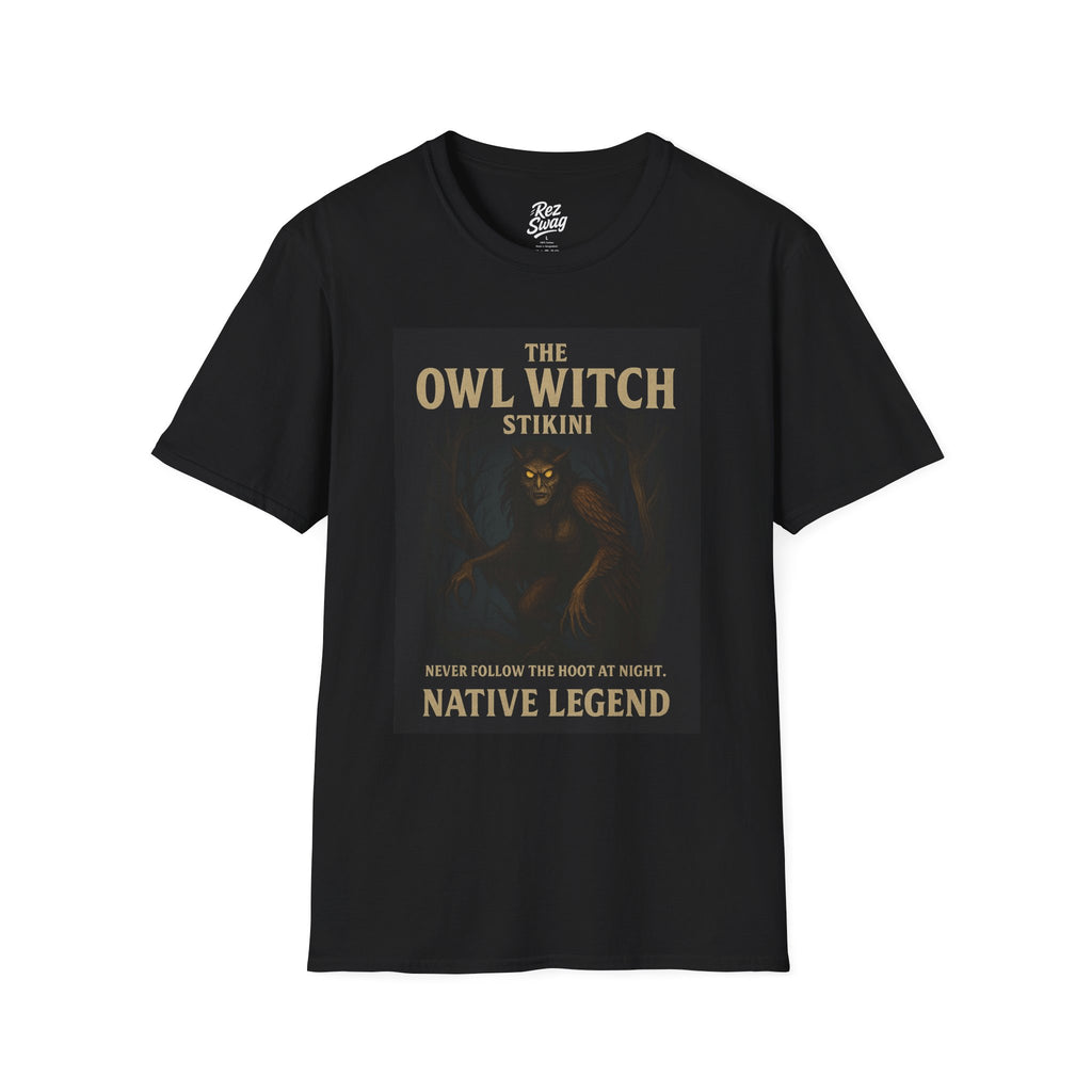 The Owl Witch Stikini – A Native Legend (Men’s T-Shirt)