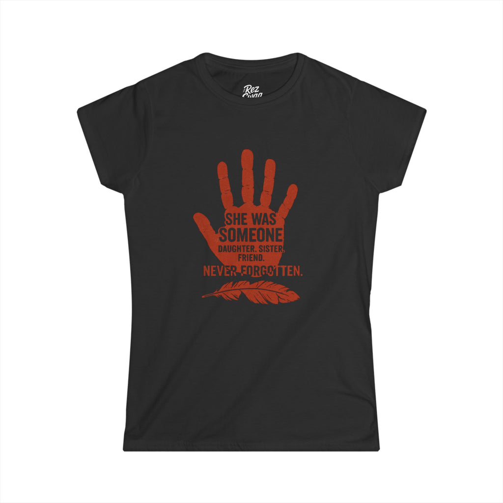 Never Forgotten Tribute T-Shirt – MMIW Awareness Statement for Men | Sacred Collection