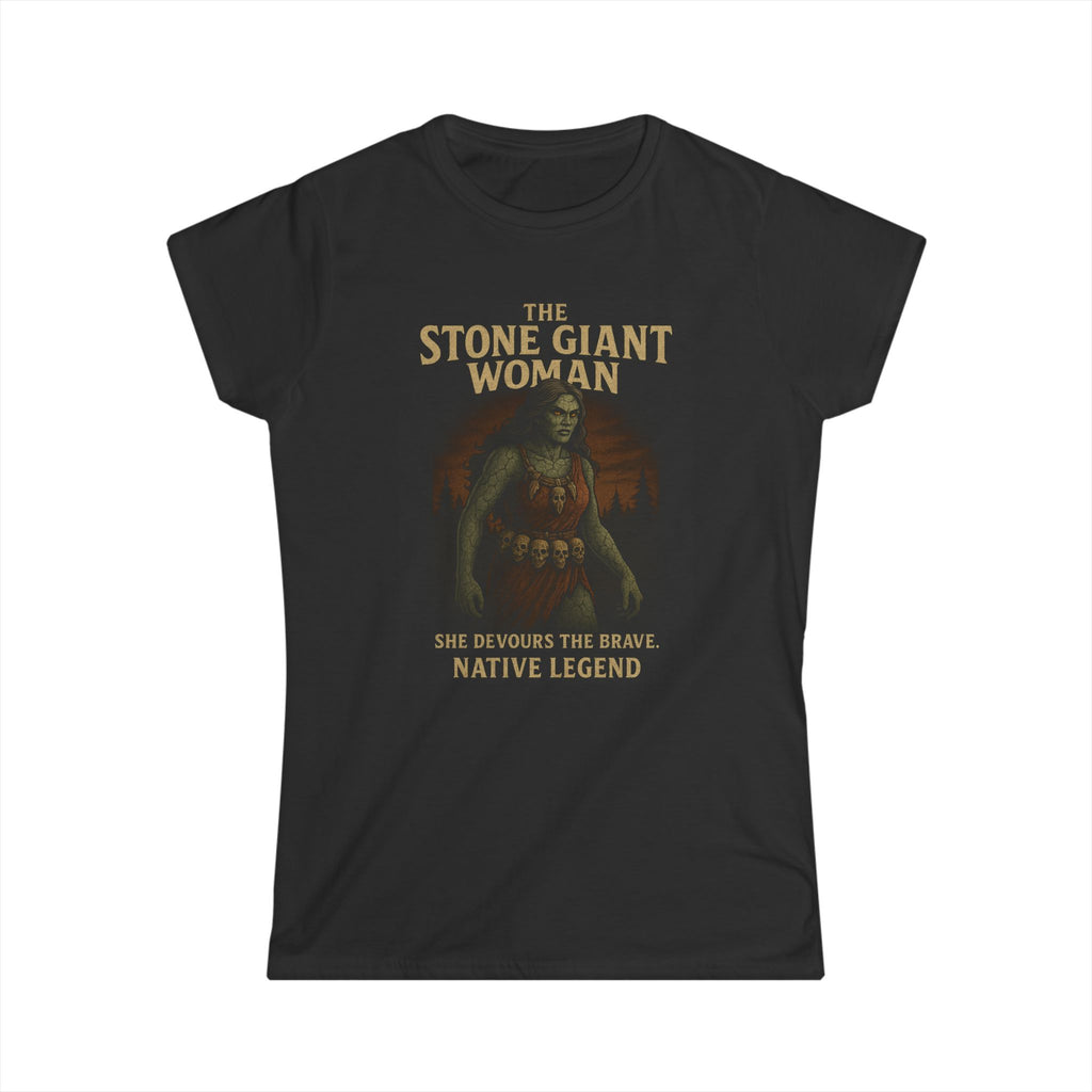 The Stone Giant Woman – Native Legend (Women’s T-Shirt)