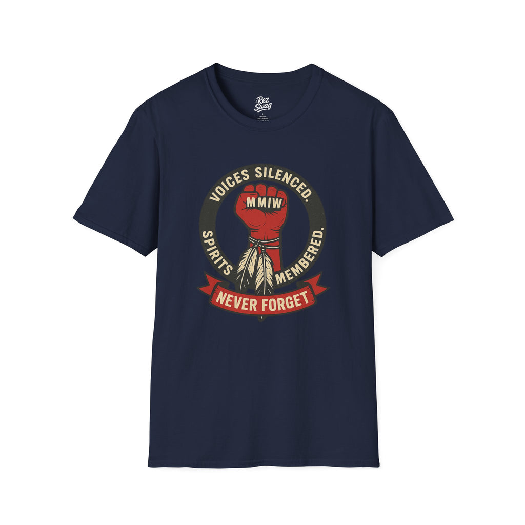 Fist of Remembrance and Justice T-Shirt – MMIW Tribute for Men | Sacred Collection