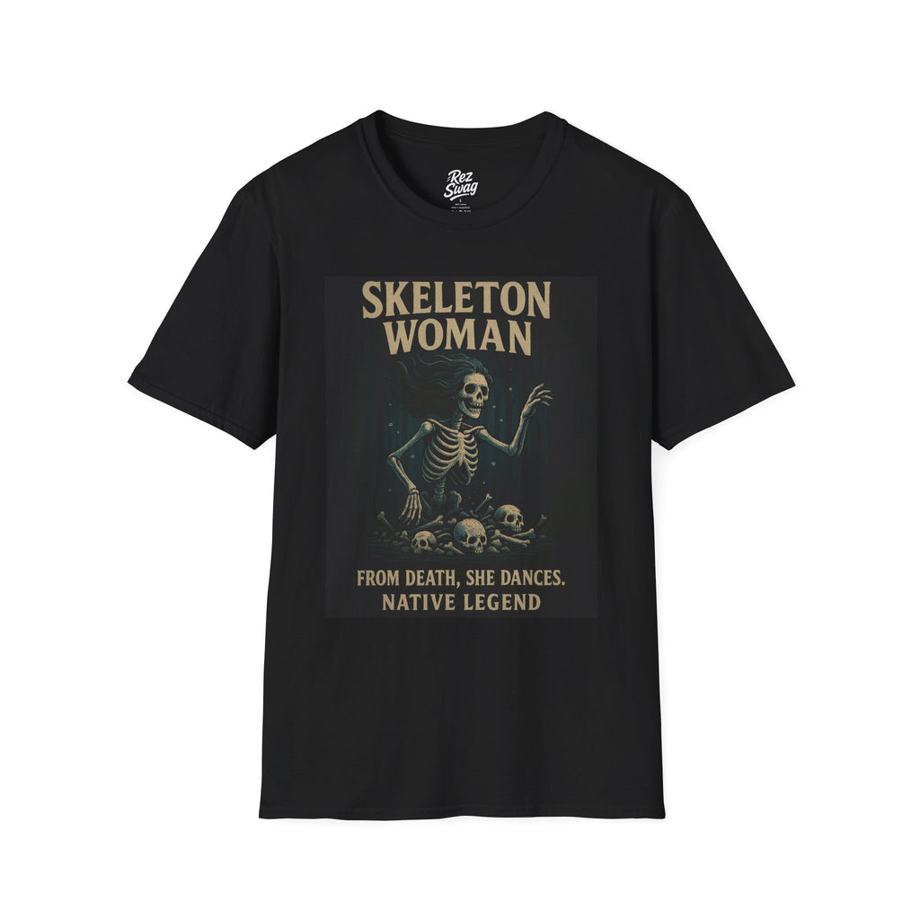 Skeleton Woman – A Native Legend (Men’s T-Shirt)