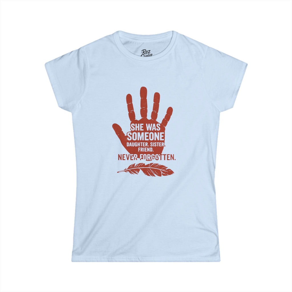 Never Forgotten Tribute T-Shirt – MMIW Awareness Statement for Men | Sacred Collection